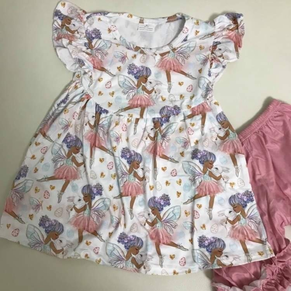 Fairy ballerina ruffle shorts set - Picture 3 of 7
